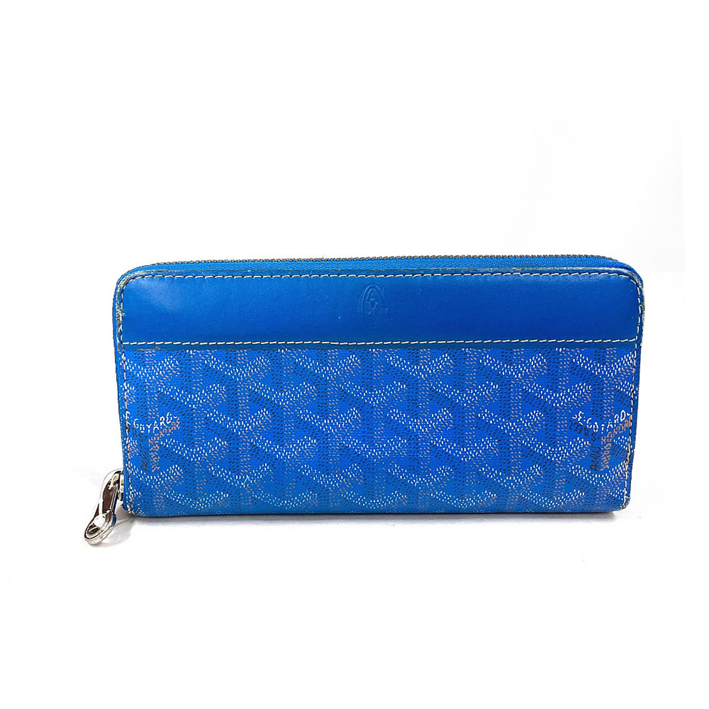 Goyard Coated Long Wallet Blue - Gem